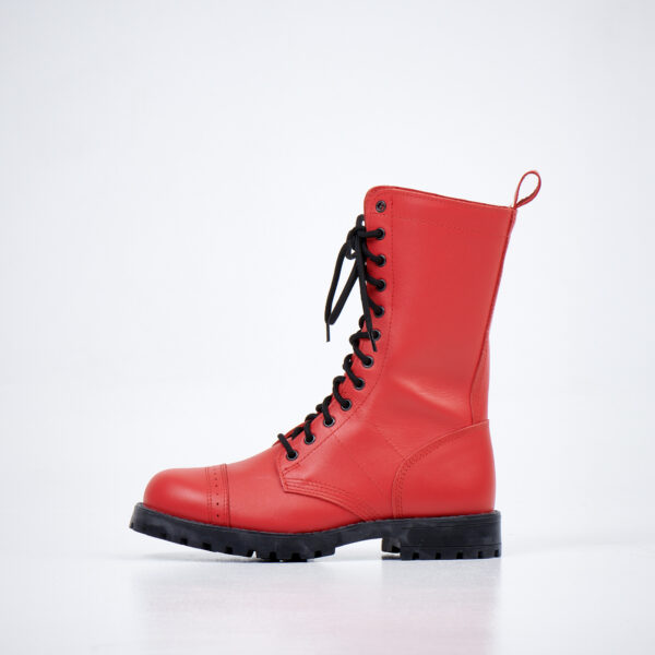 516 aka High Aviator Boots - red