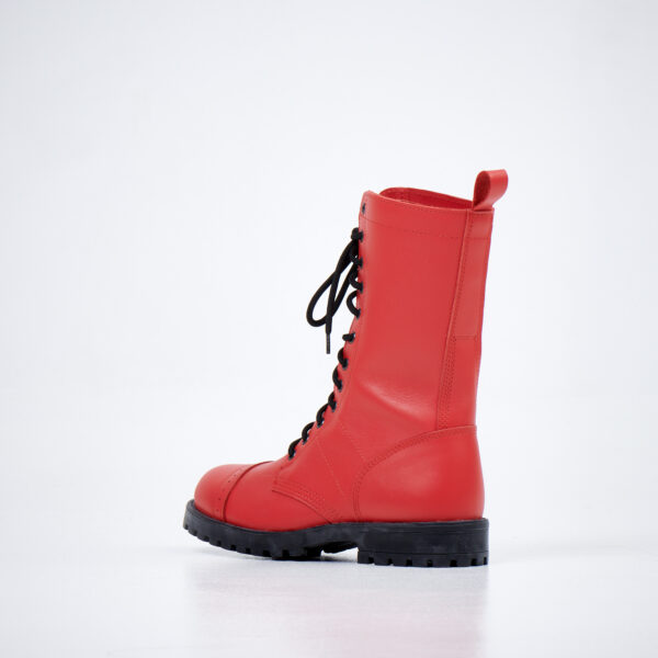 516 aka High Aviator Boots - red - Image 3