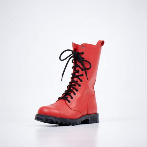 516 aka High Aviator Boots - red - Image 2